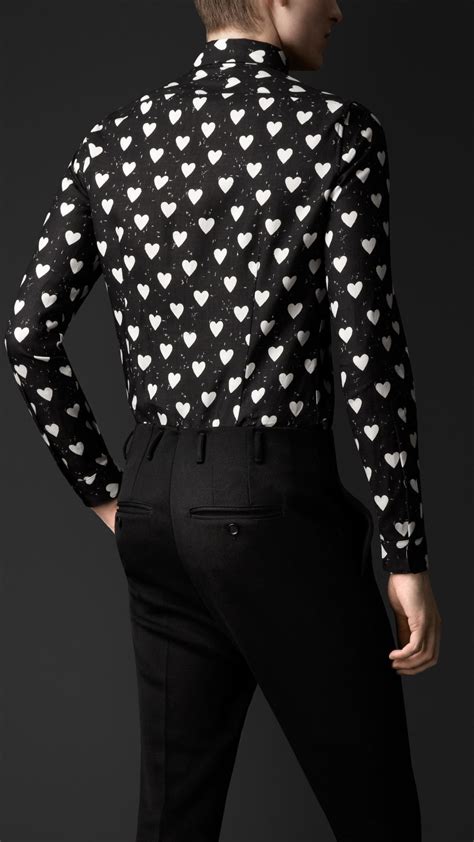 burberry heart print shirt|Burberry her men's clothing.